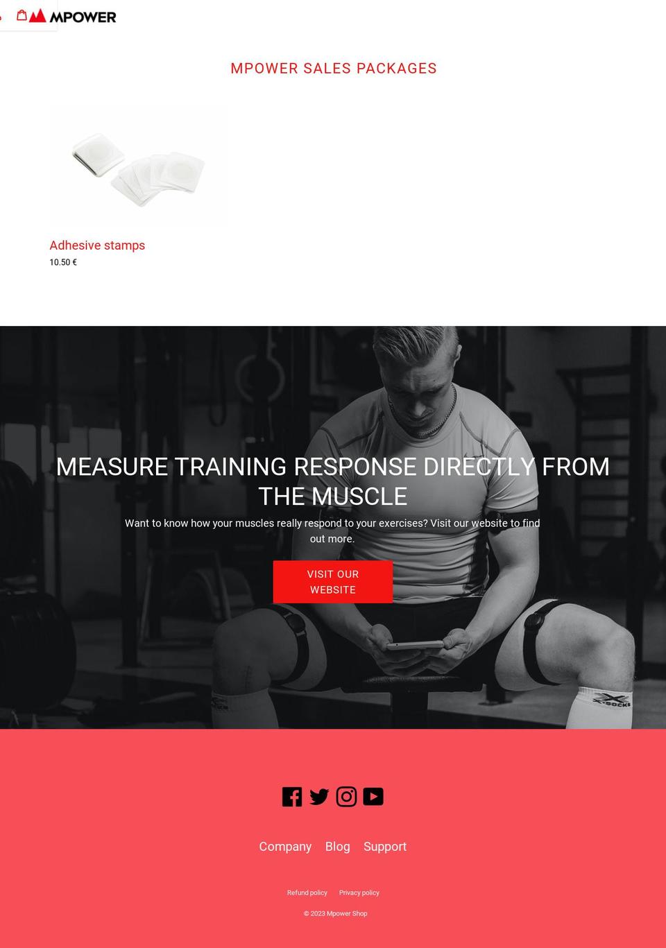 mpower-bestrong-shop.com — Shopify storefront screenshot
