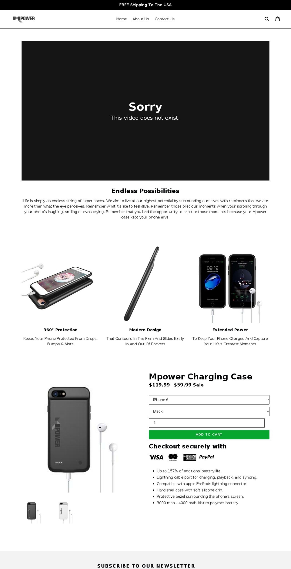 mpowermarket.com — Shopify storefront screenshot