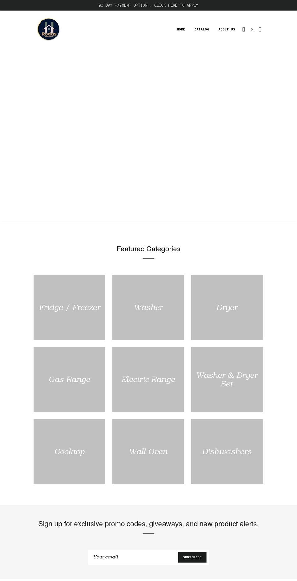 mr-appliances.com — Shopify storefront screenshot
