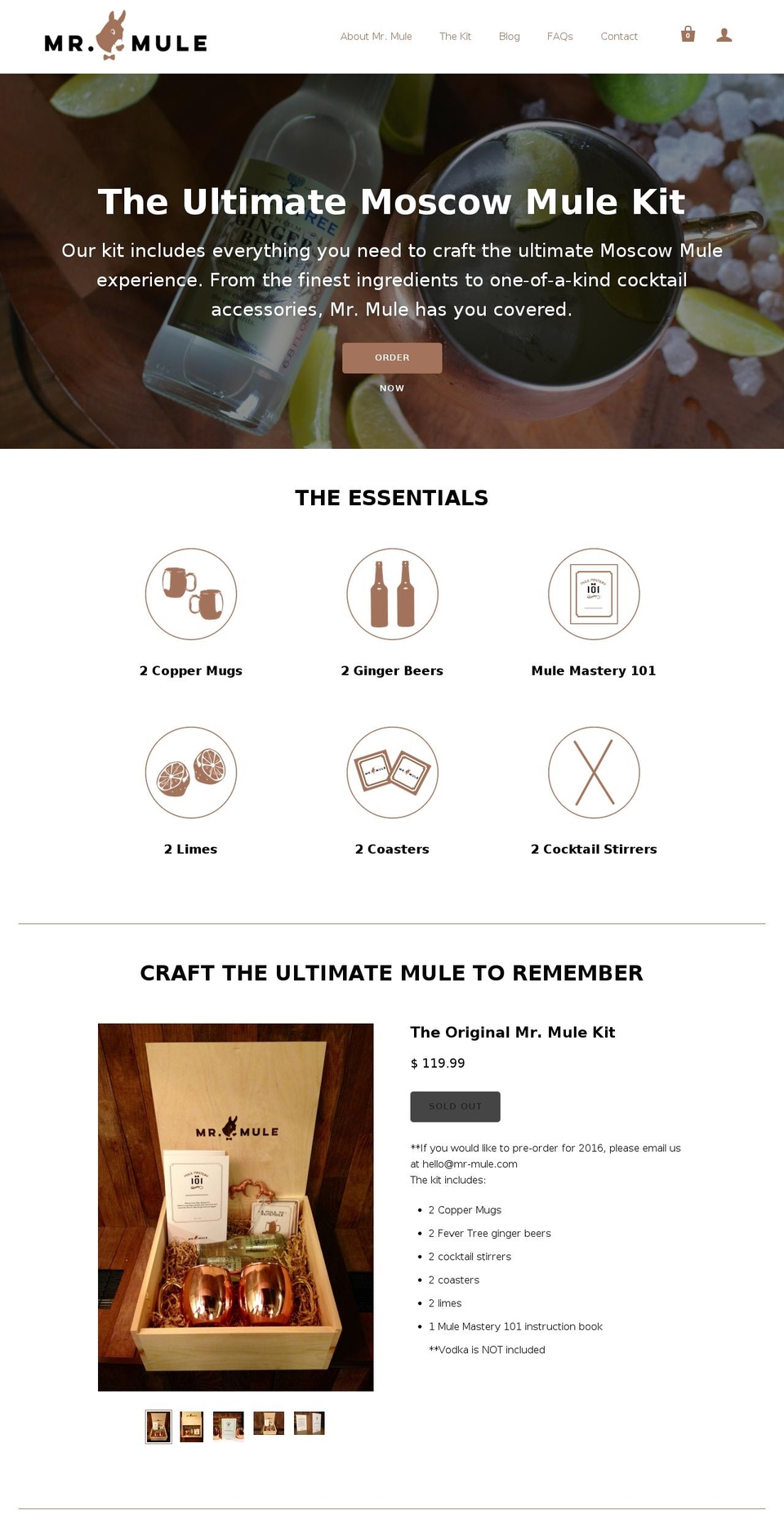 mr-mule.com shopify website screenshot