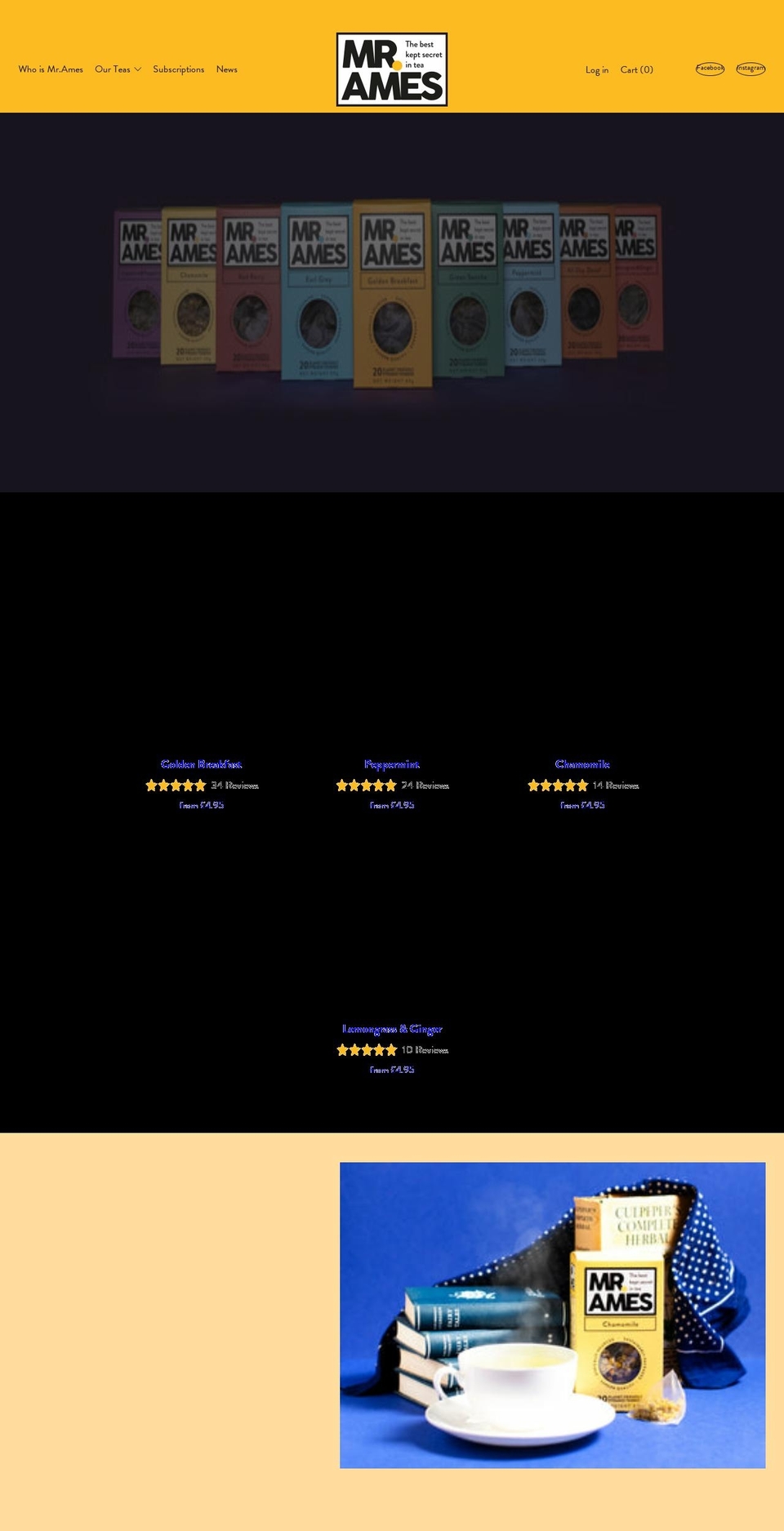 mramestea.com shopify website screenshot