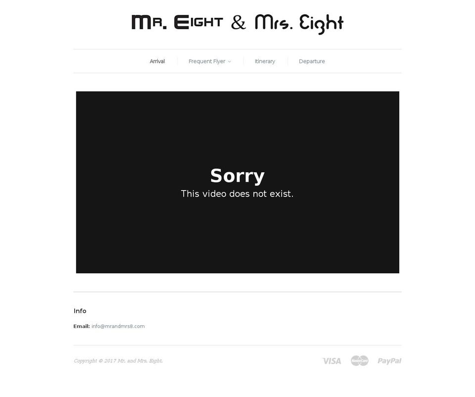 mrandmrs8.com shopify website screenshot