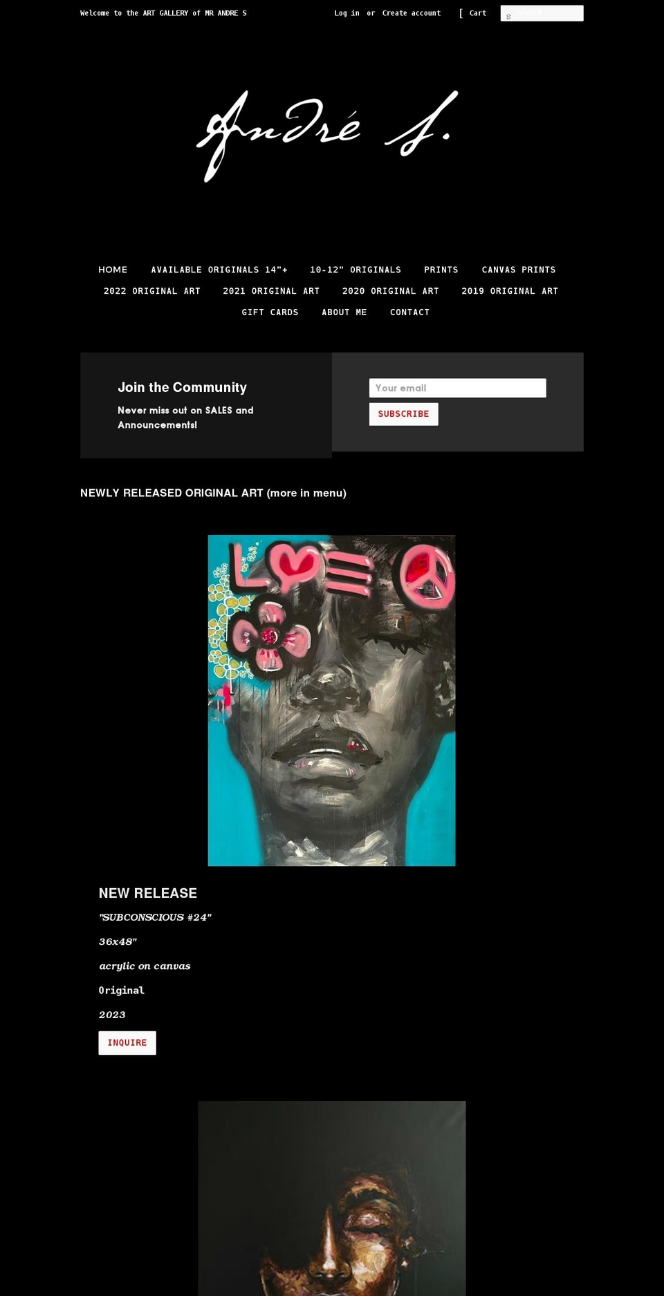 mrandres.com shopify website screenshot