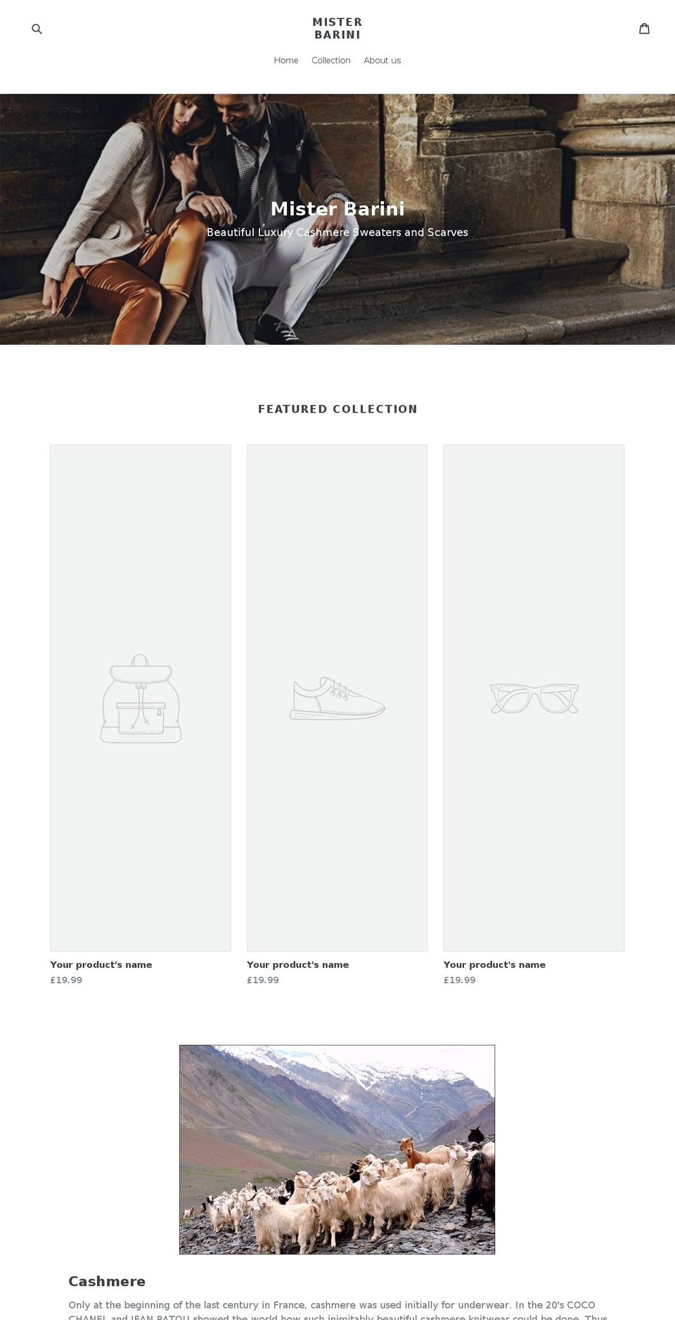 mrbarini.com — Shopify storefront screenshot