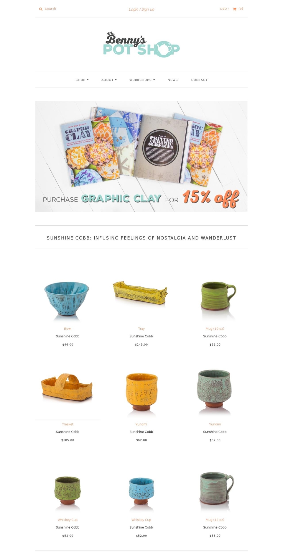 mrbennyspotshop.com — Shopify storefront screenshot