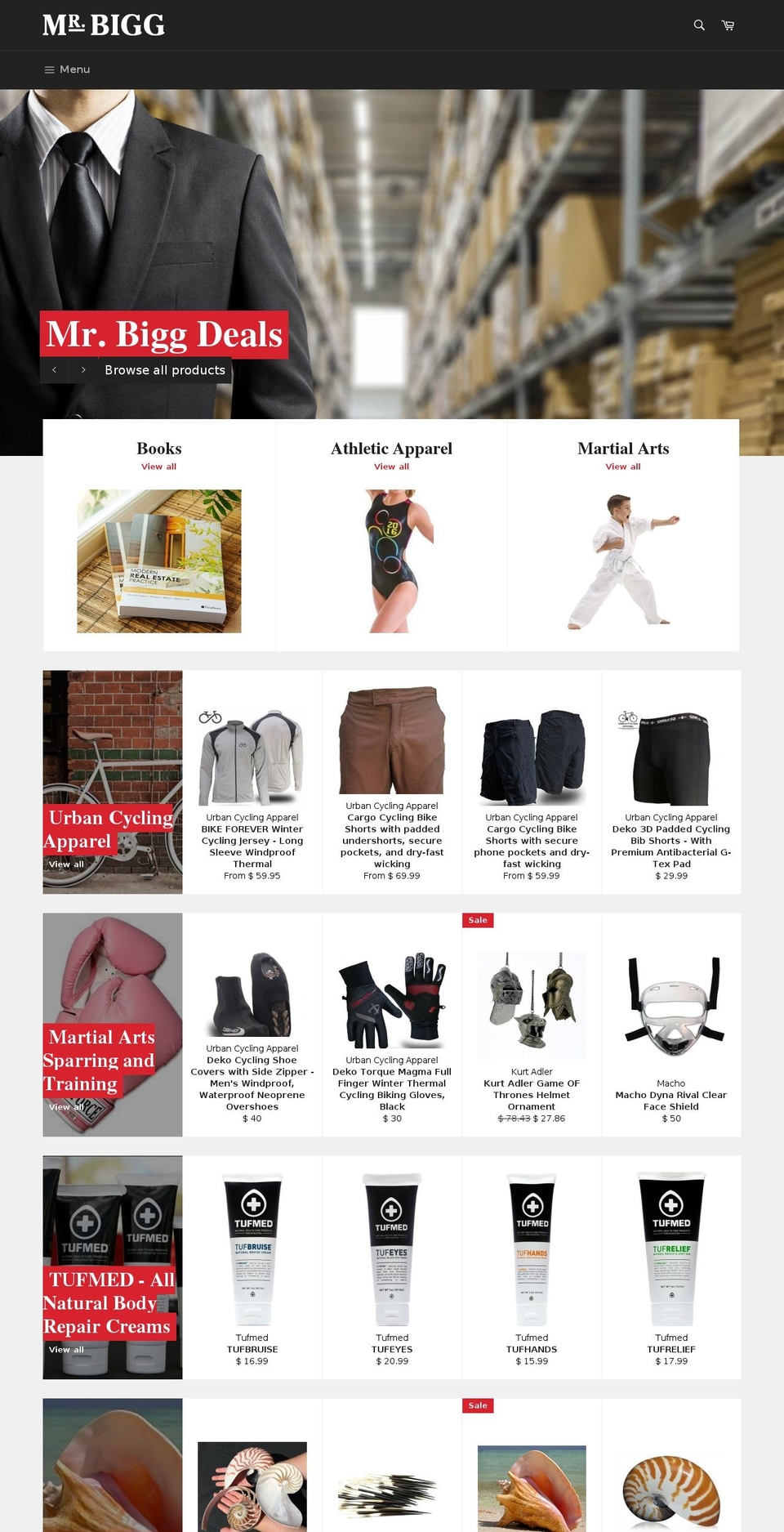mrbiggdeals.com shopify website screenshot
