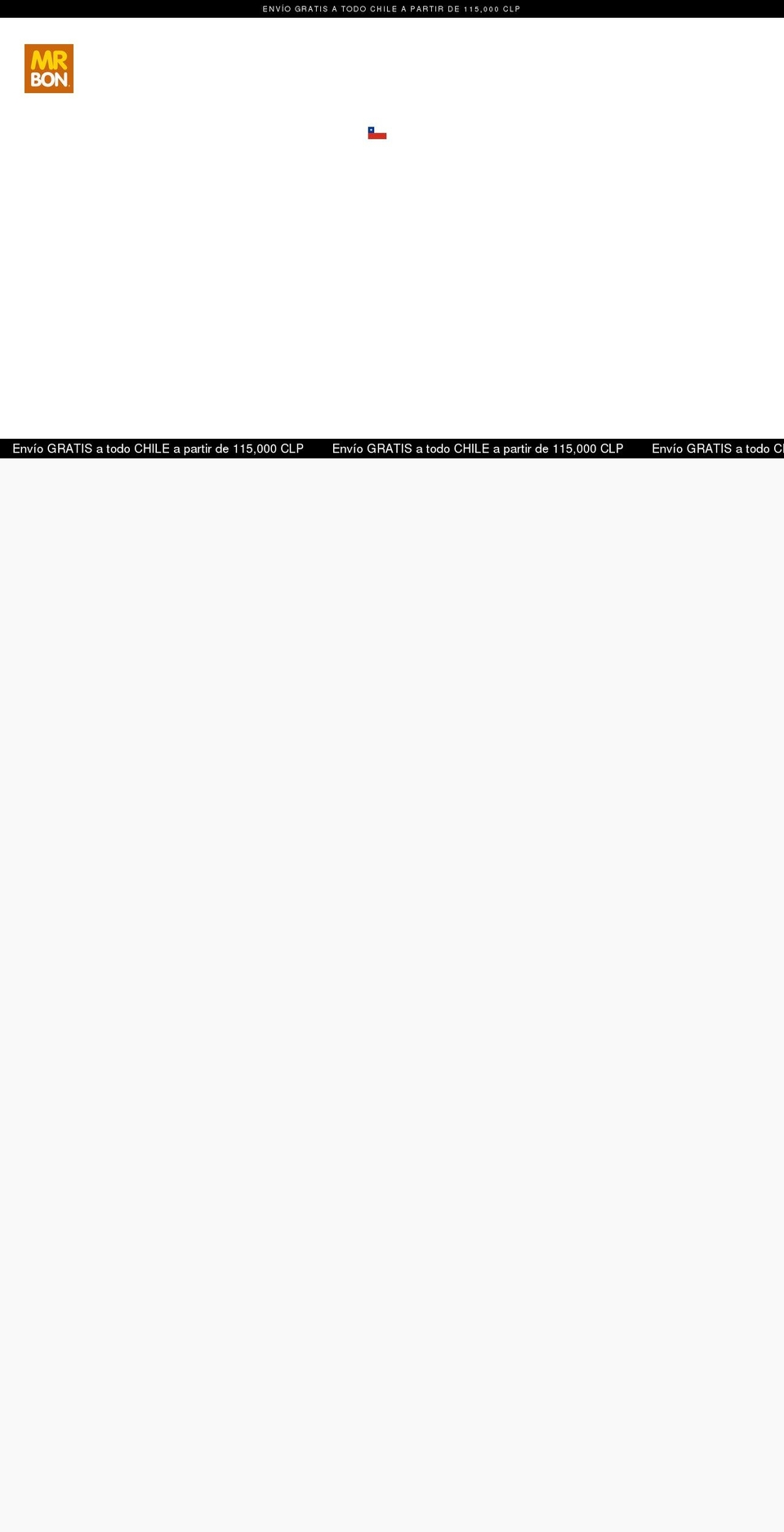 mrbon.cl shopify website screenshot