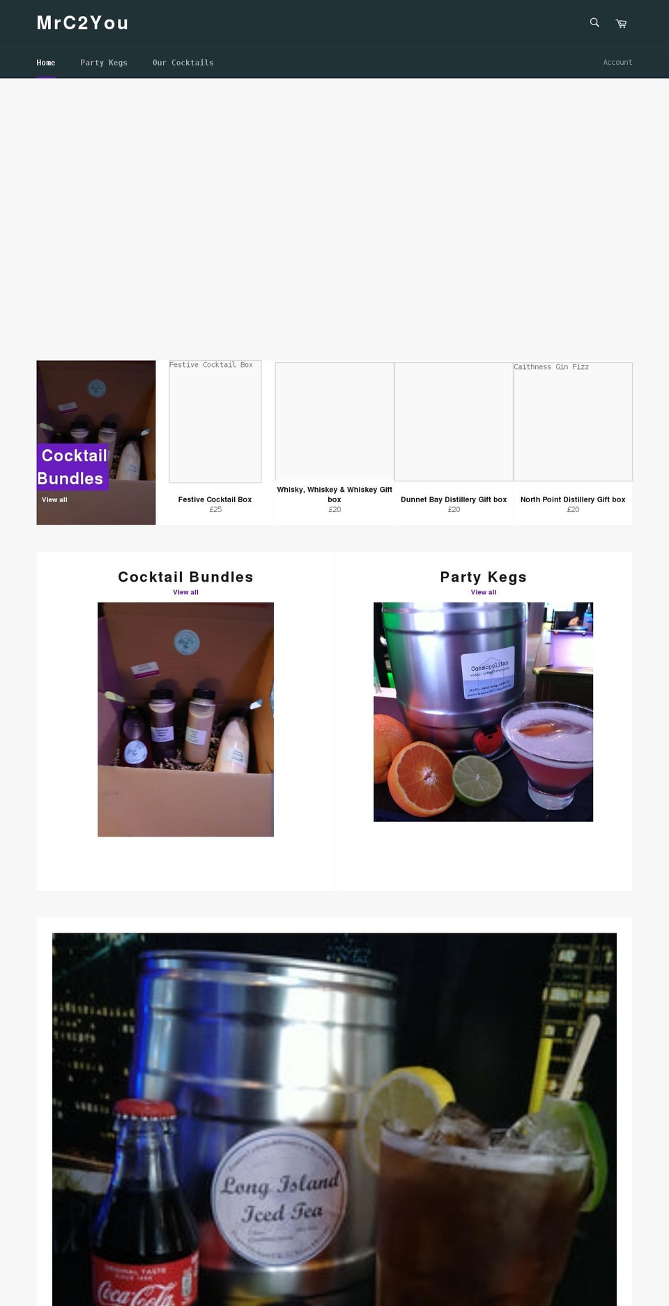 mrc2you.co.uk shopify website screenshot