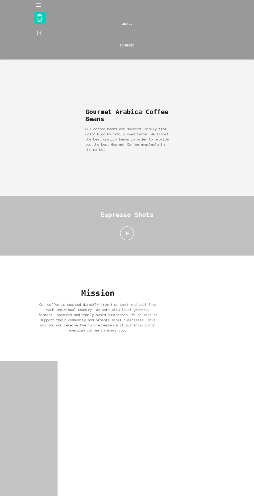 Narrative with Installments message Shopify theme site example mrcafesito.com