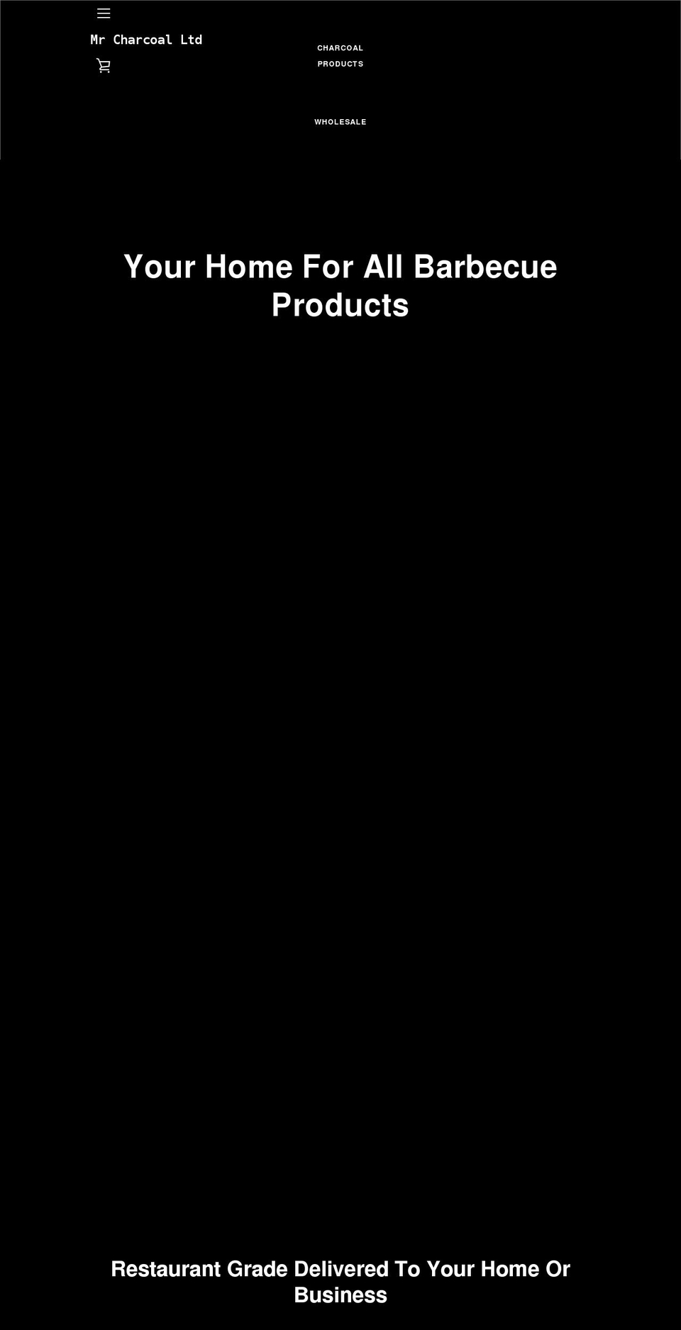 mrcharcoal.com shopify website screenshot