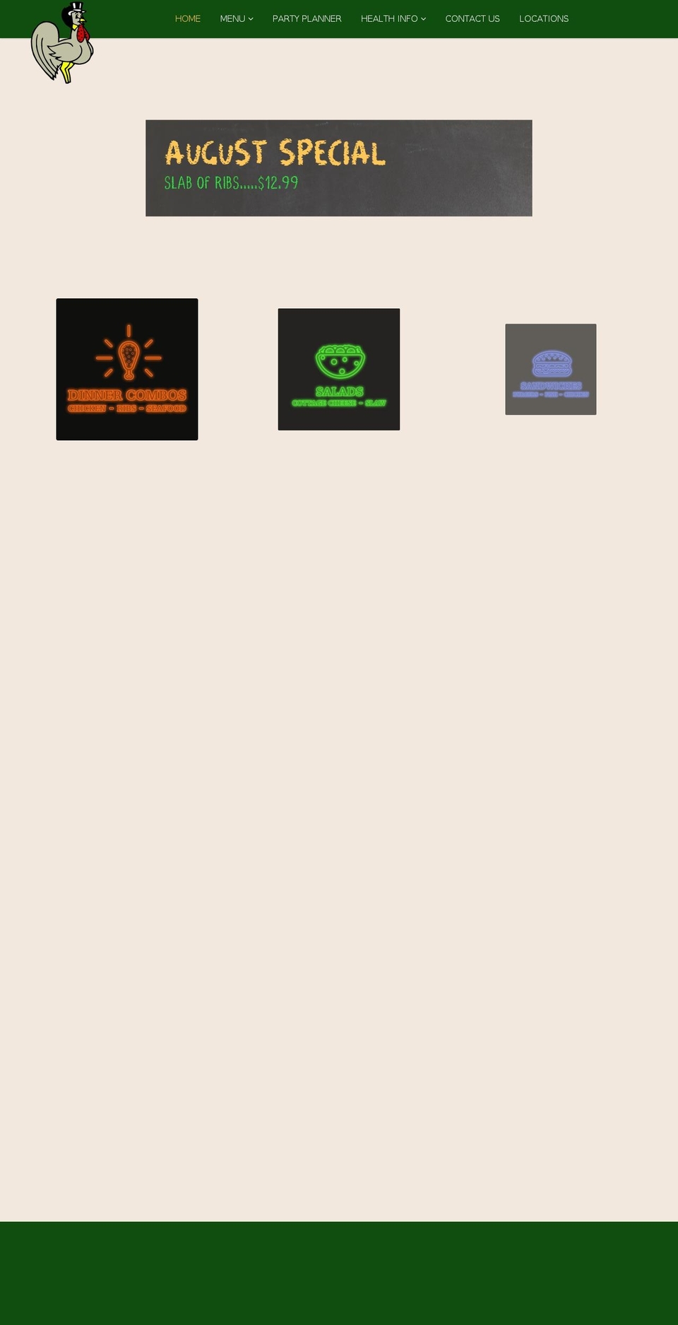 mrchicken.com shopify website screenshot