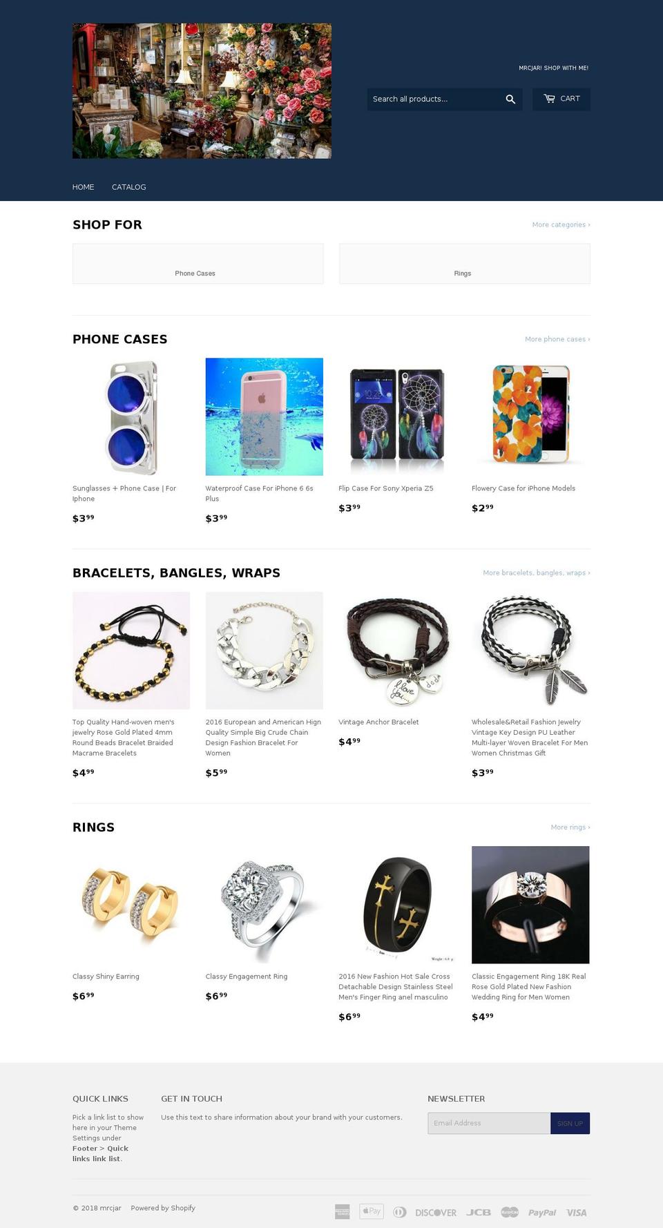 mrcjar.com — Shopify storefront screenshot