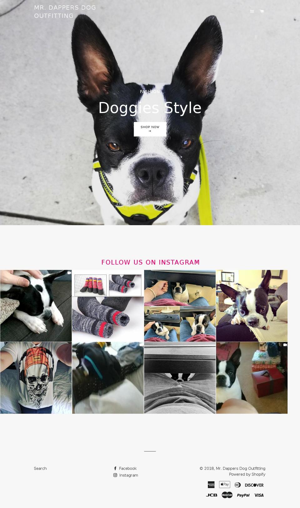 mrdappers.com — Shopify storefront screenshot