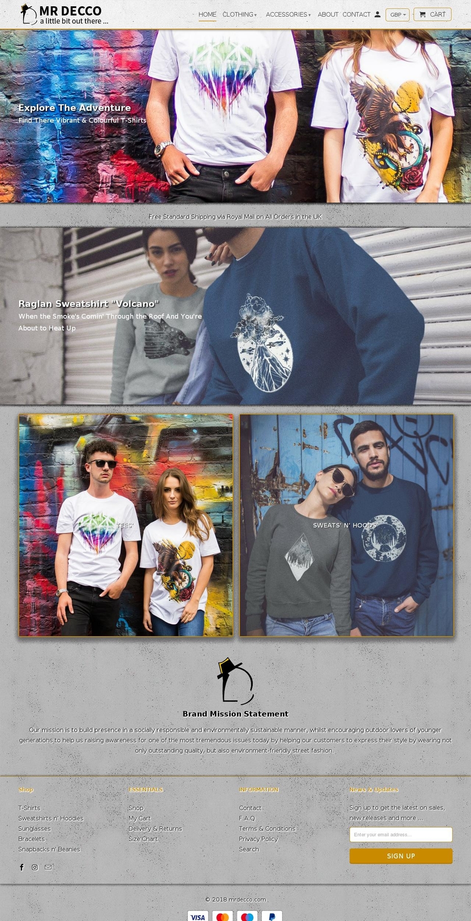 mrdecco.com — Shopify storefront screenshot