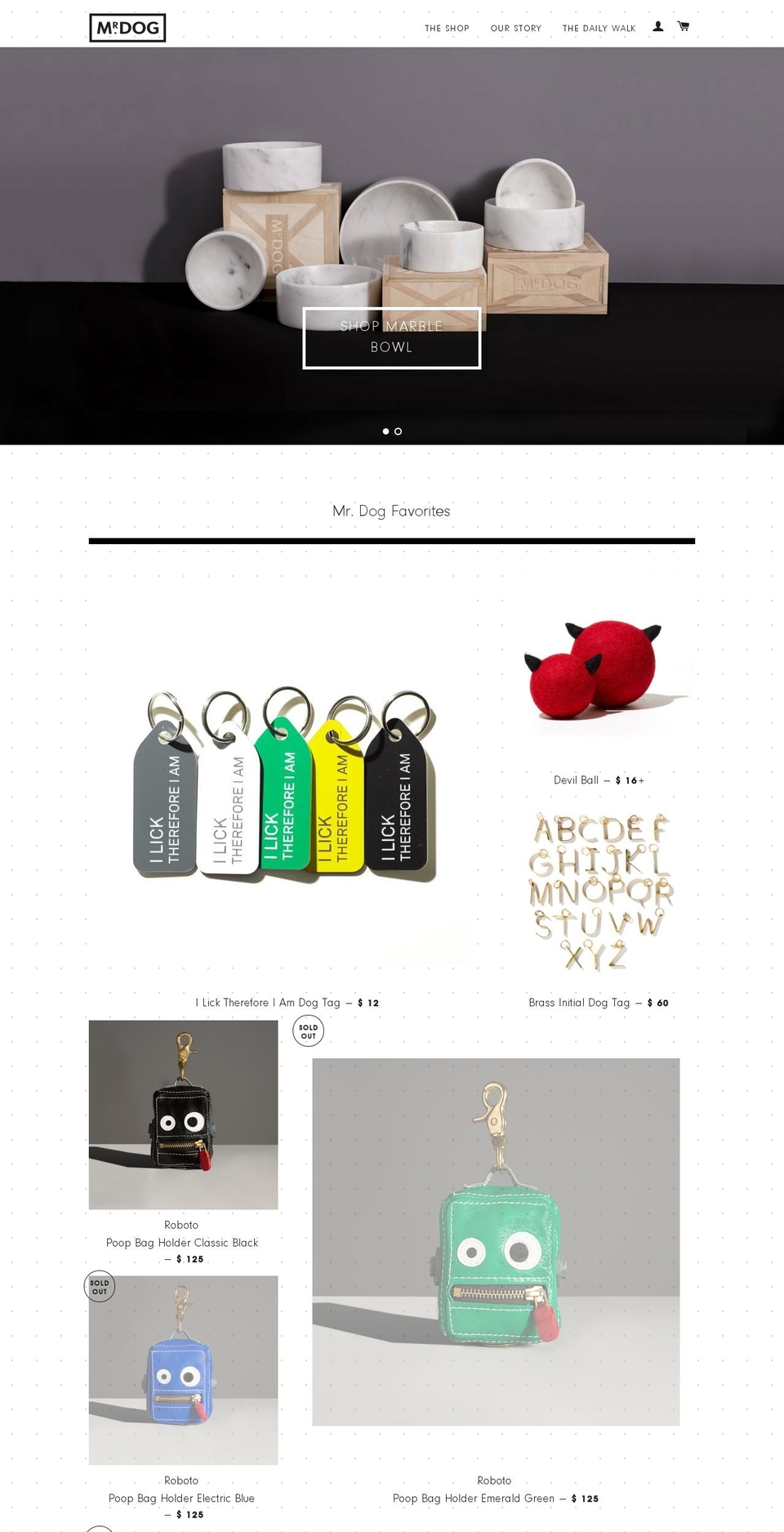 mrdognyc.com — Shopify storefront screenshot