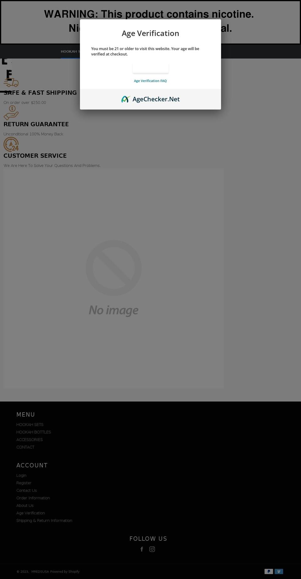 mredsusa.com shopify website screenshot