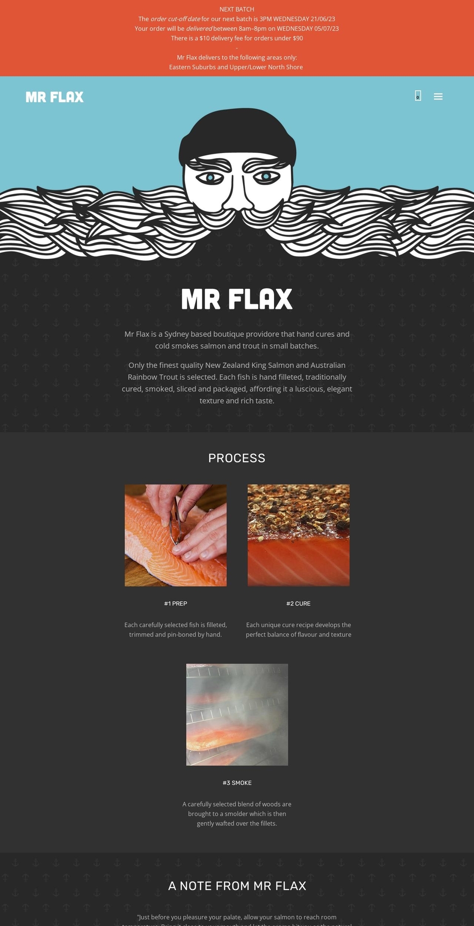 mrflax.com.au shopify website screenshot