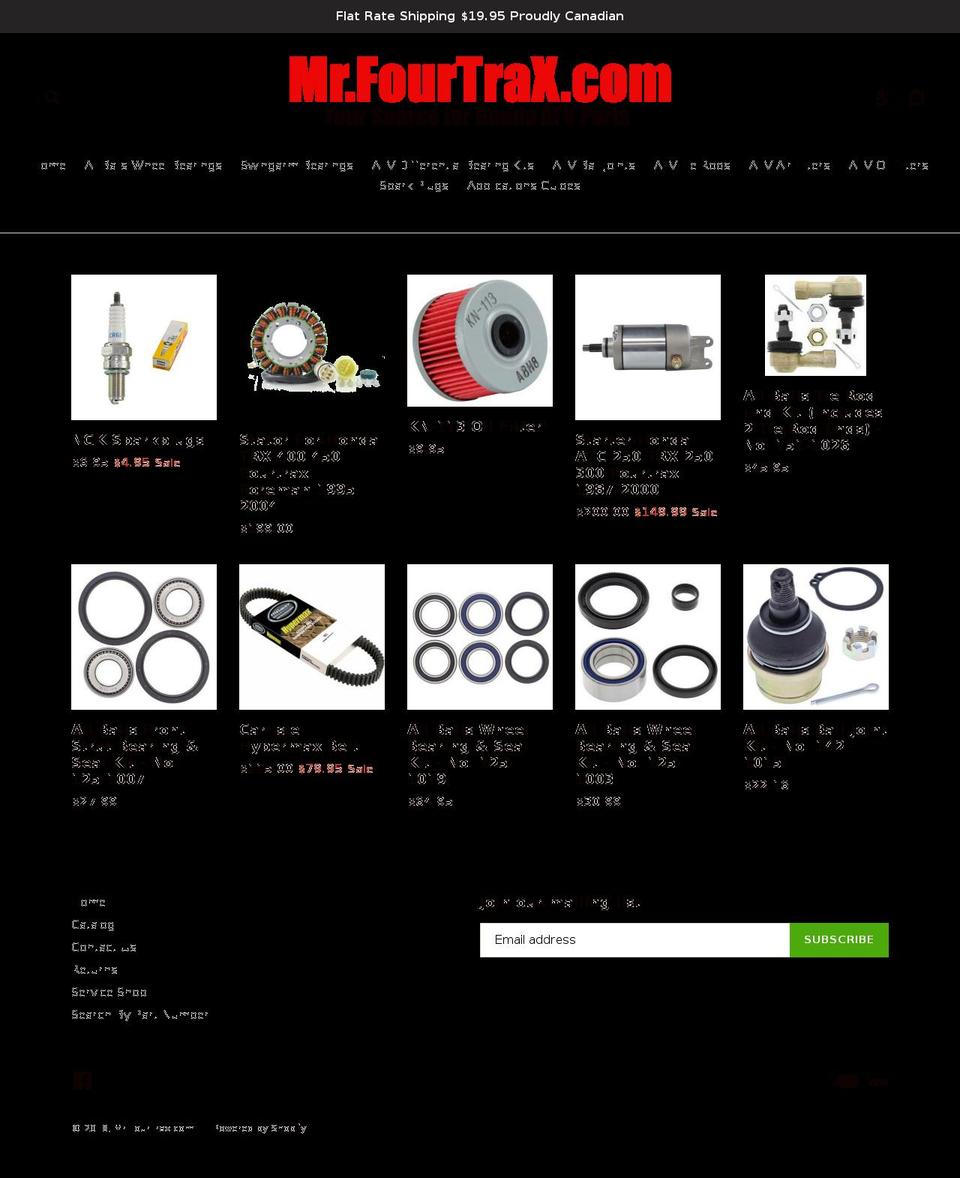 mrfourtrax.com — Shopify storefront screenshot