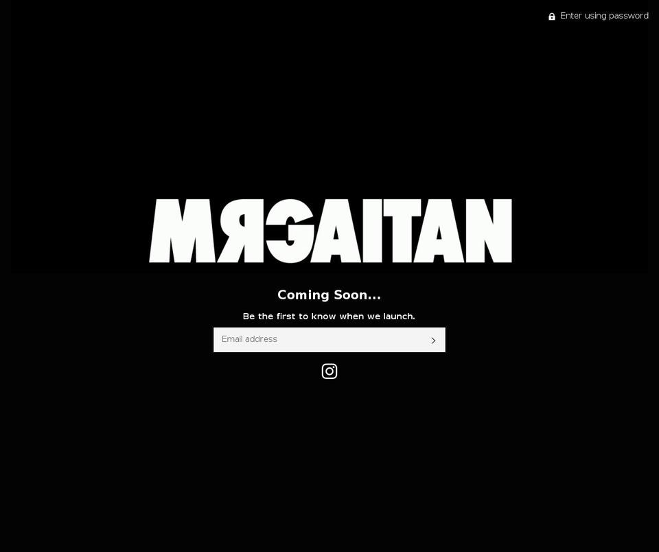 mrgaitan.com — Shopify storefront screenshot