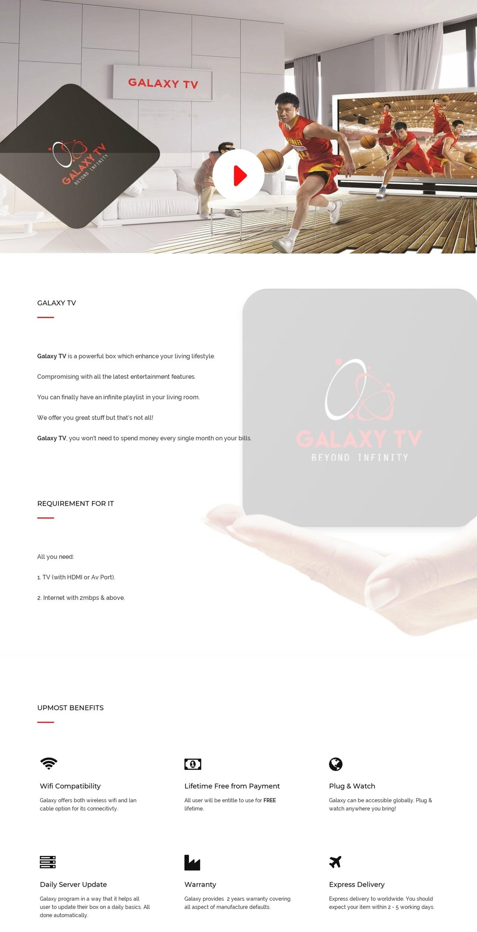 mh-drawers Shopify theme site example mrgalaxytv.com