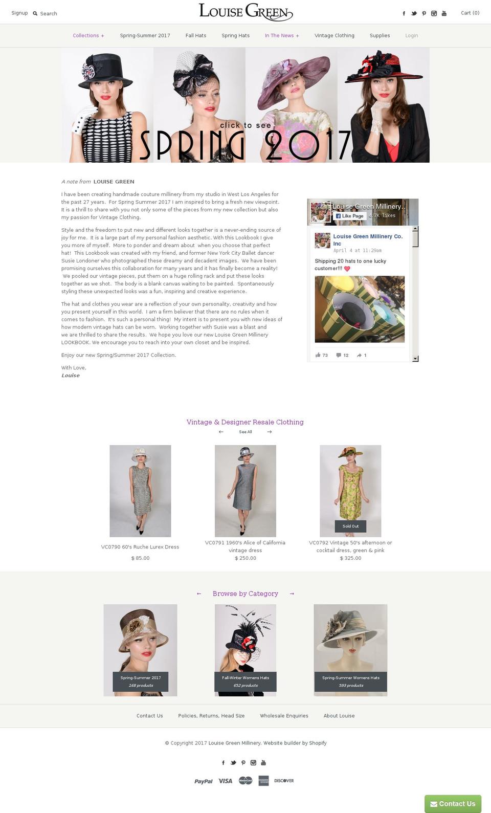 mrgreenhats.com shopify website screenshot
