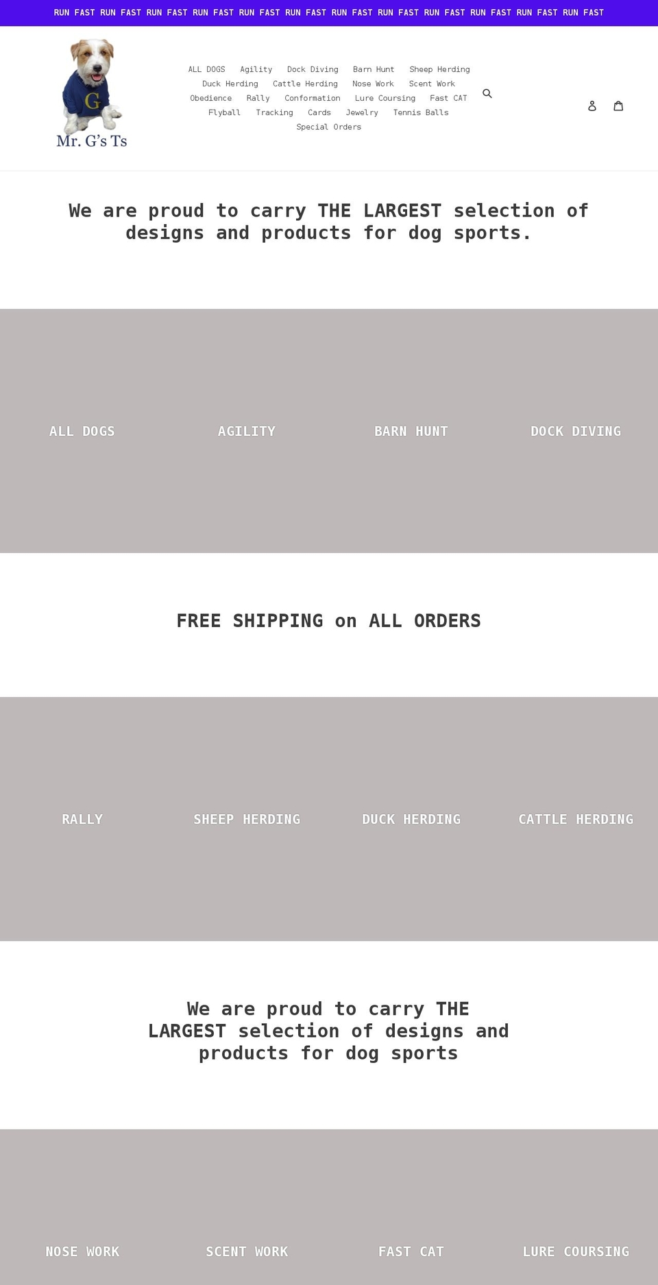 mrgsts.com shopify website screenshot