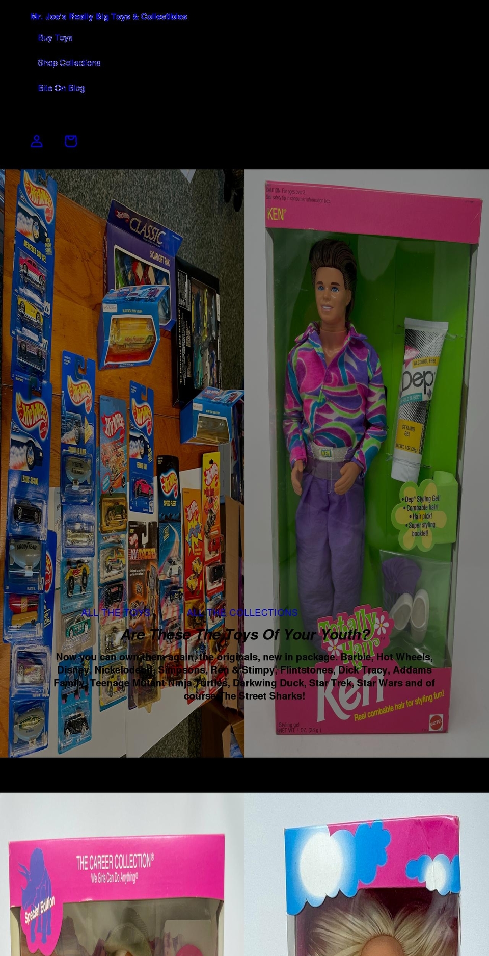 mrjoe.com shopify website screenshot