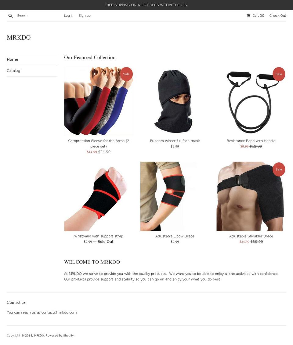 mrkdo.com — Shopify storefront screenshot