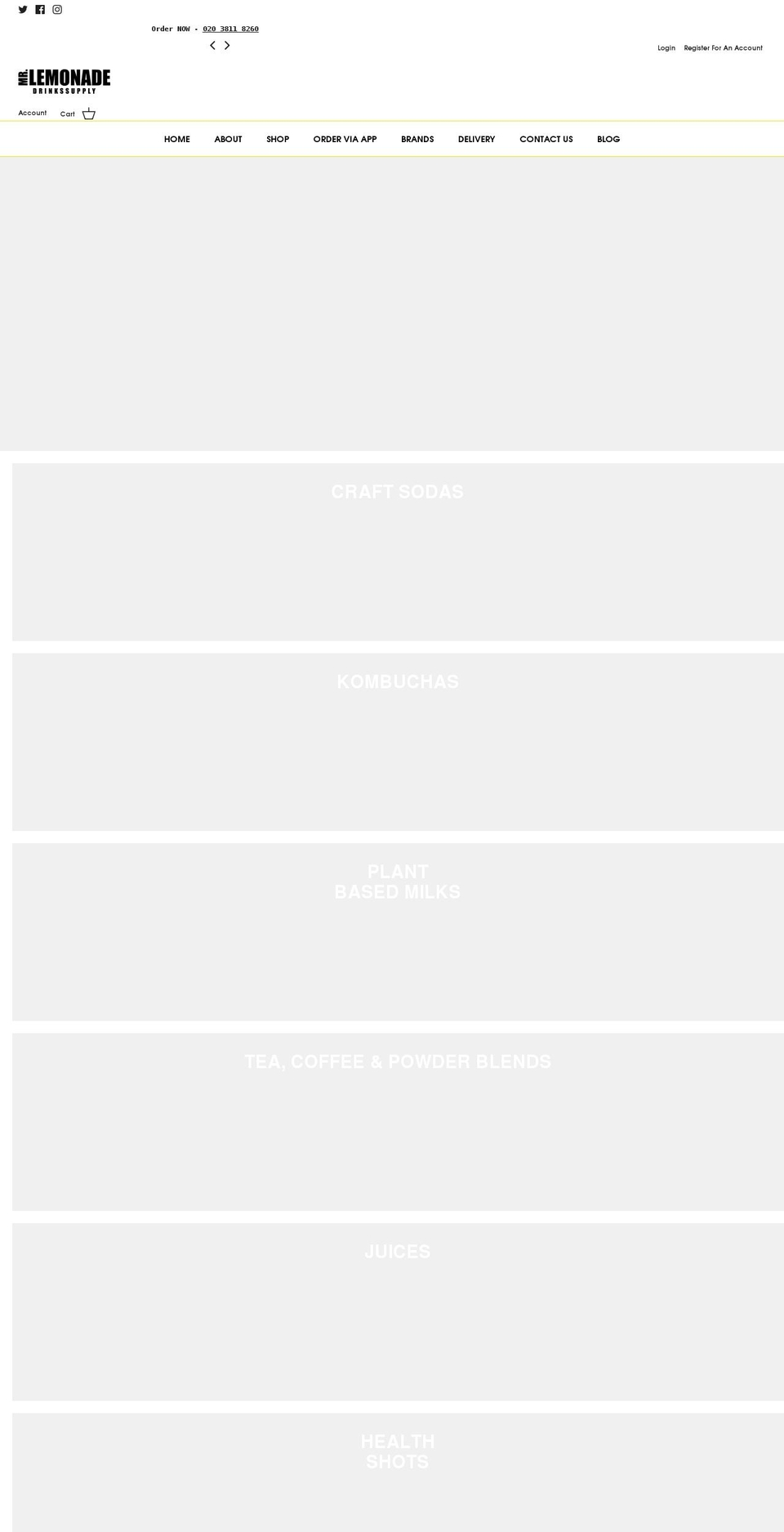mrlemonade.co.uk shopify website screenshot