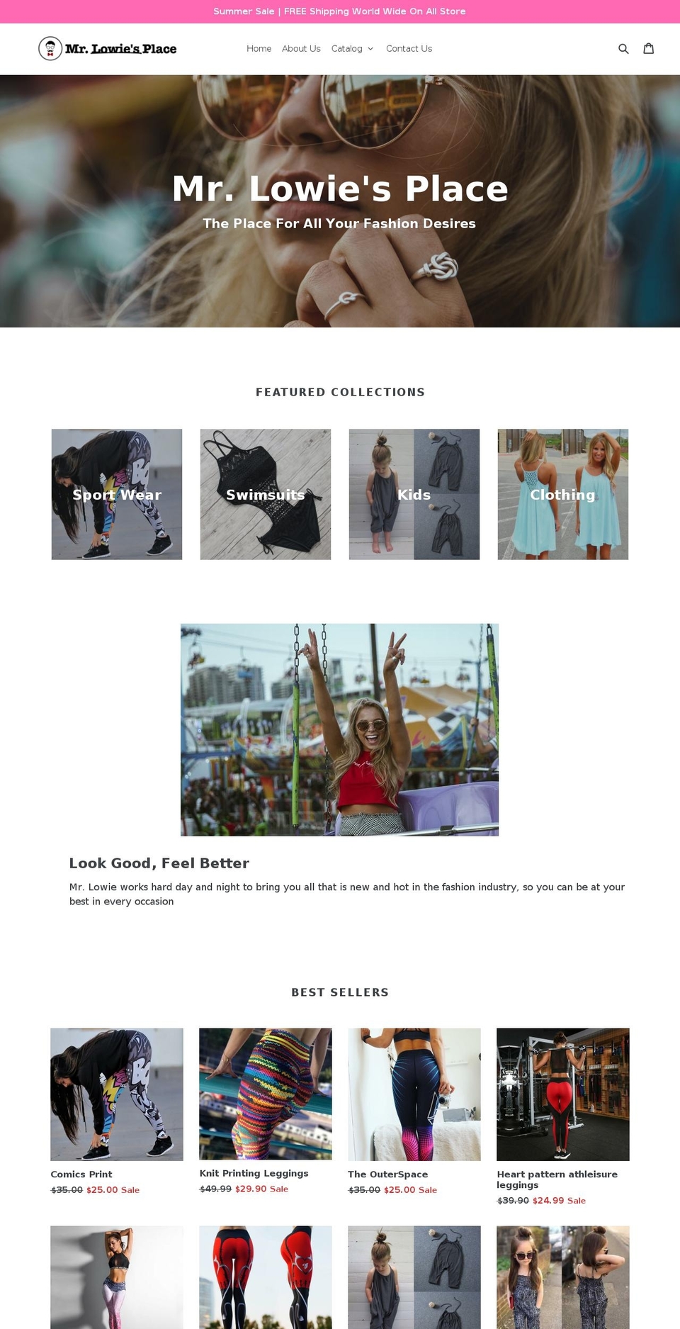 mrlowiesplace.com — Shopify storefront screenshot