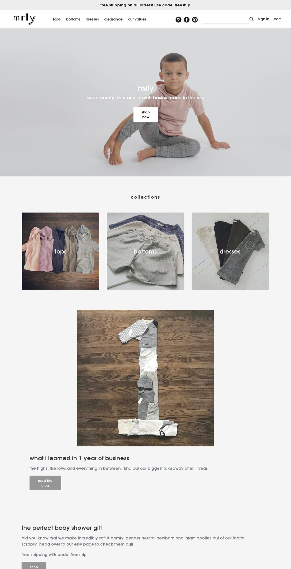 mrlybrand.com shopify website screenshot