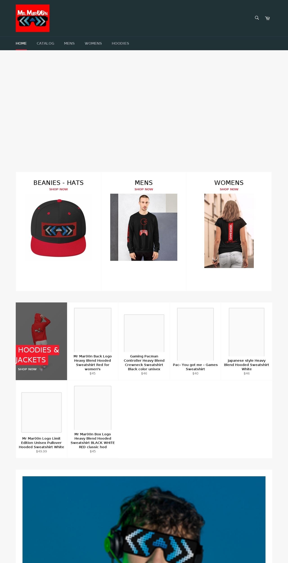 mrmar00nstore.com shopify website screenshot