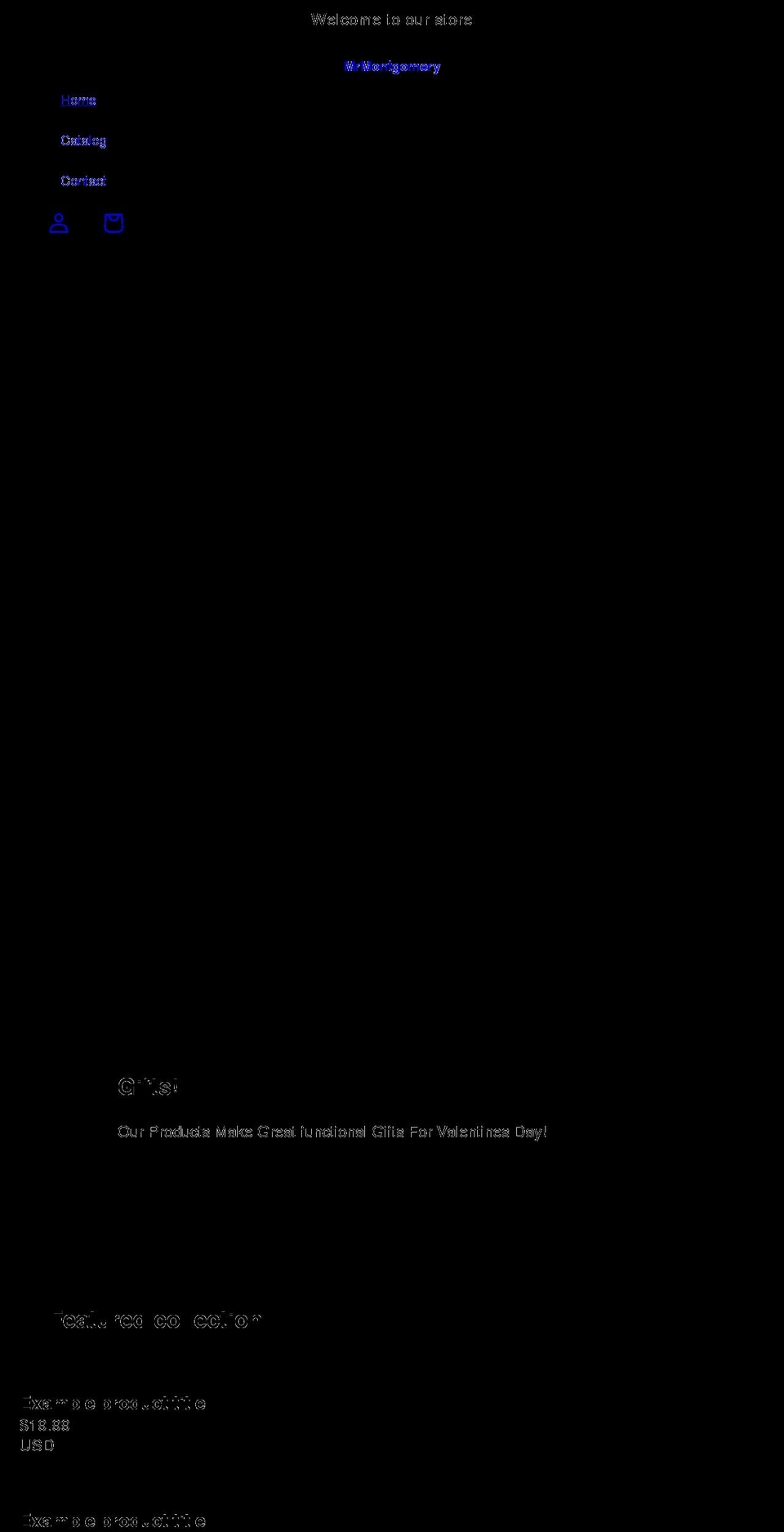 mrmontgomery.com shopify website screenshot