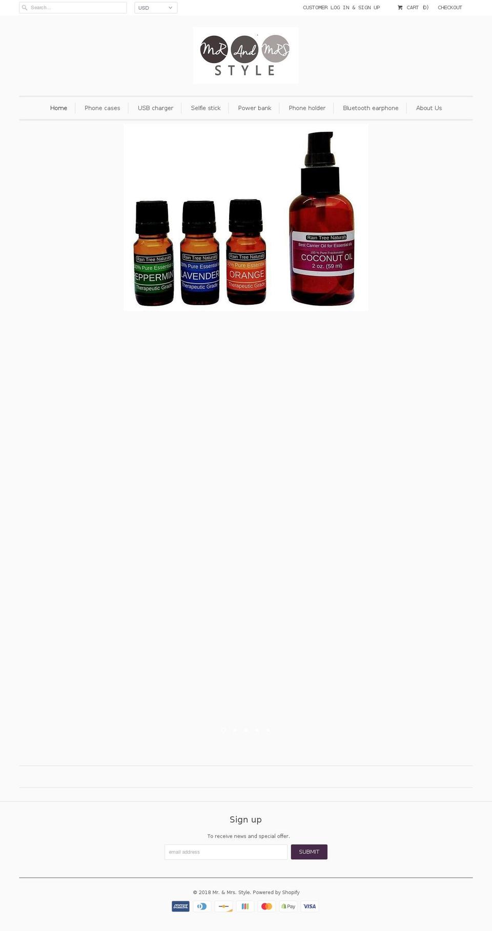 mrmrs-style.com — Shopify storefront screenshot