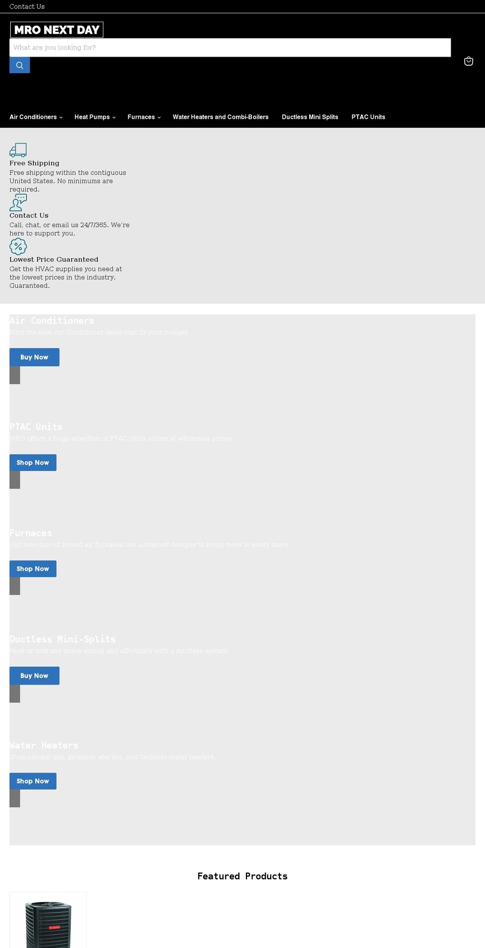 mronextday.com shopify website screenshot