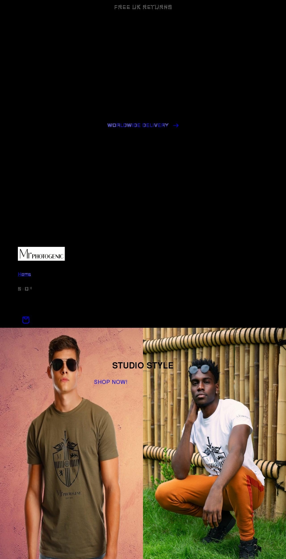 mrphotogeniconline.com shopify website screenshot