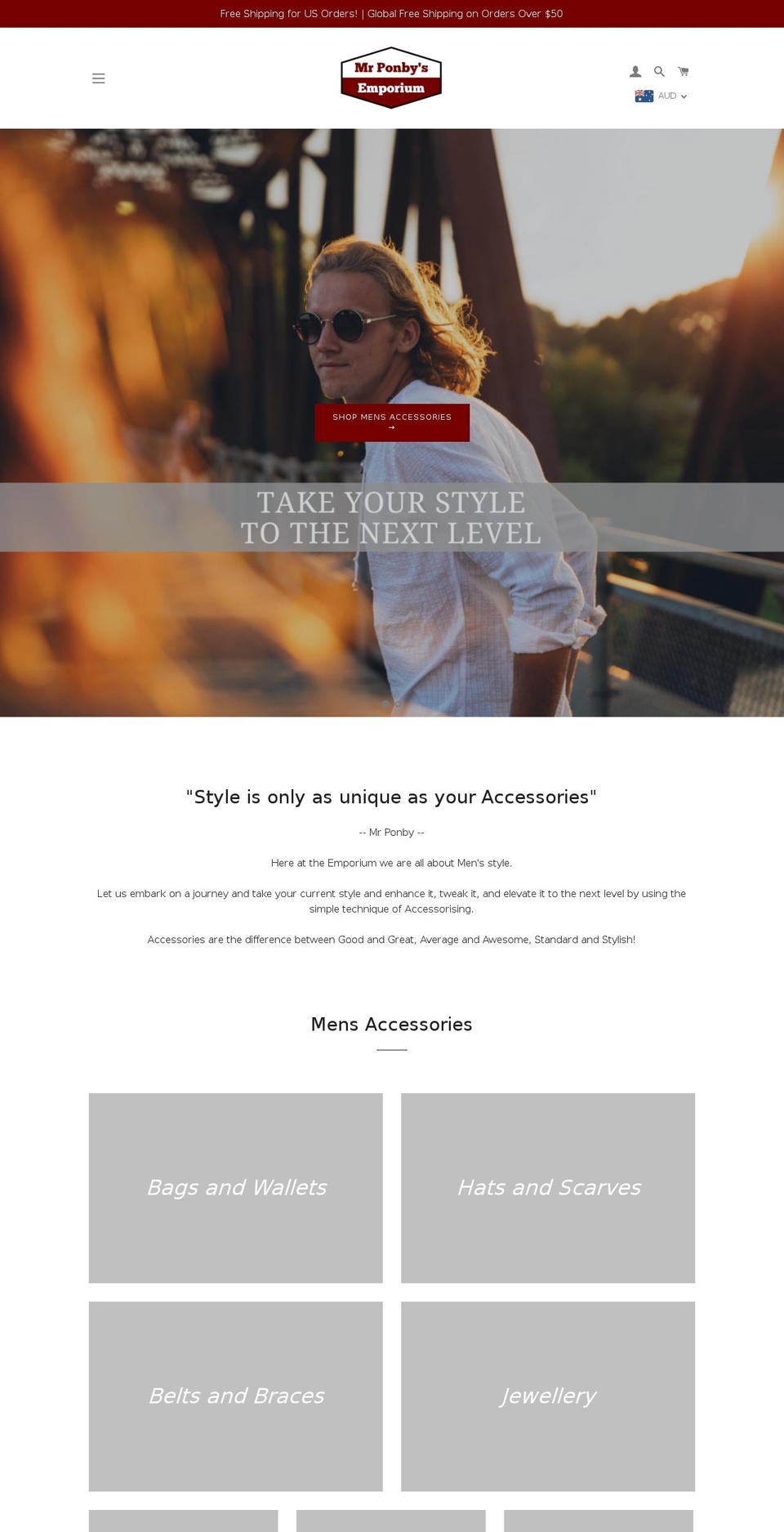 mrponby.com — Shopify storefront screenshot