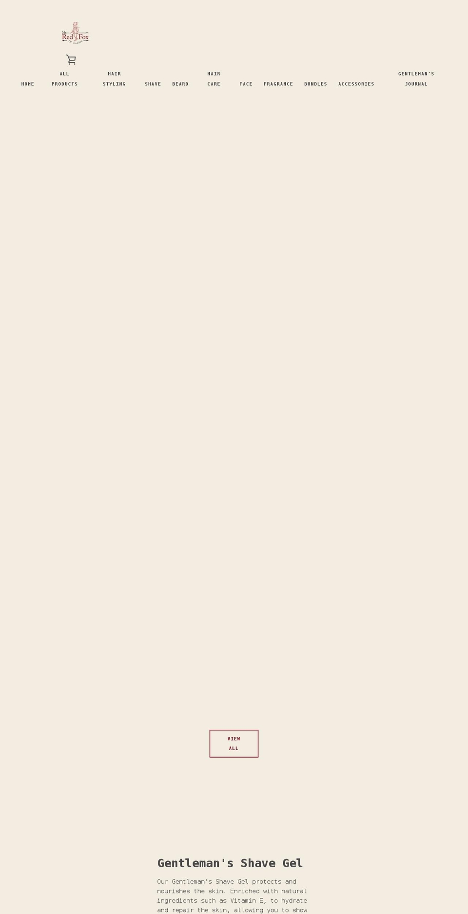 mrredfoxoflondon.com — Shopify storefront screenshot