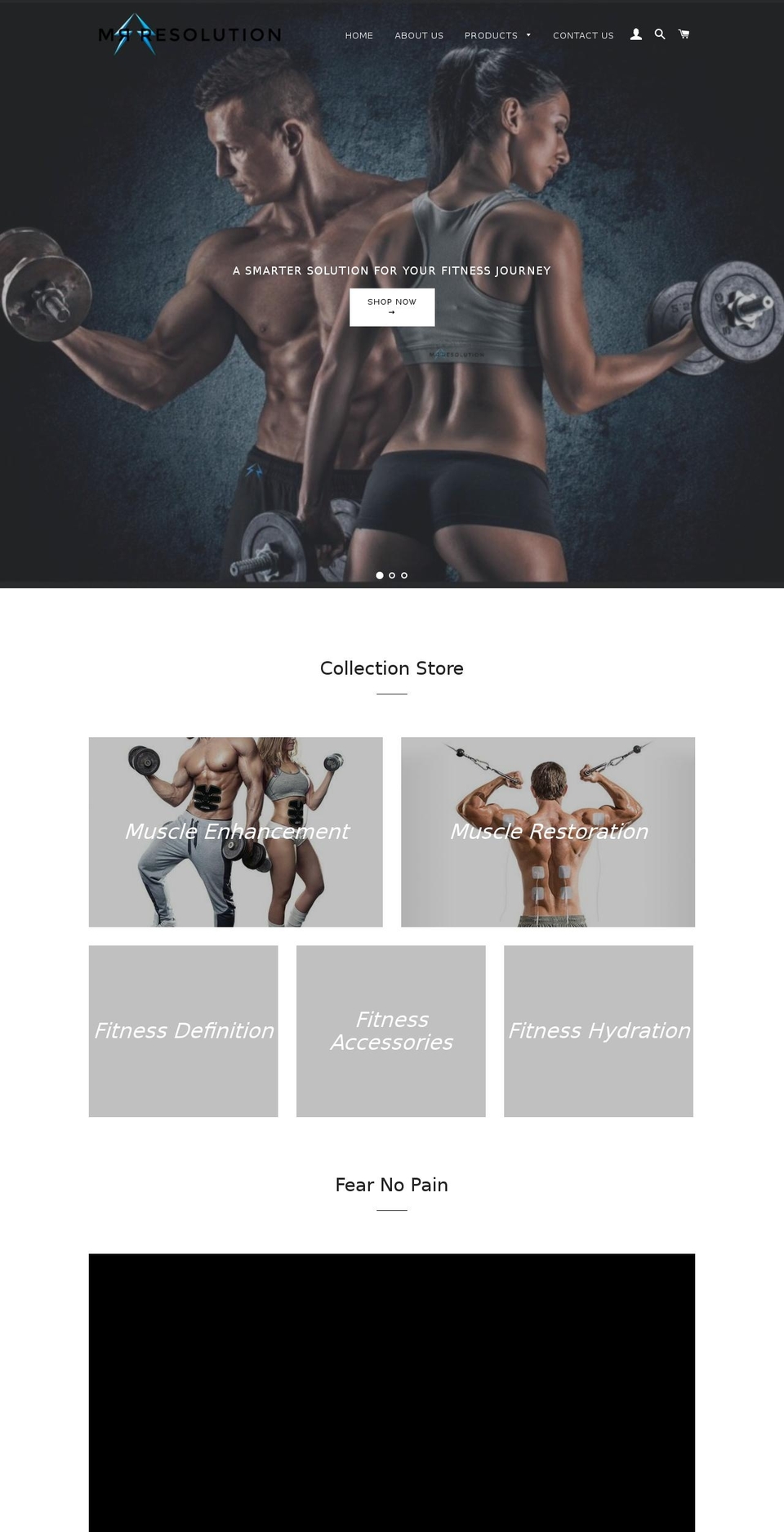 mrresolution.com — Shopify storefront screenshot
