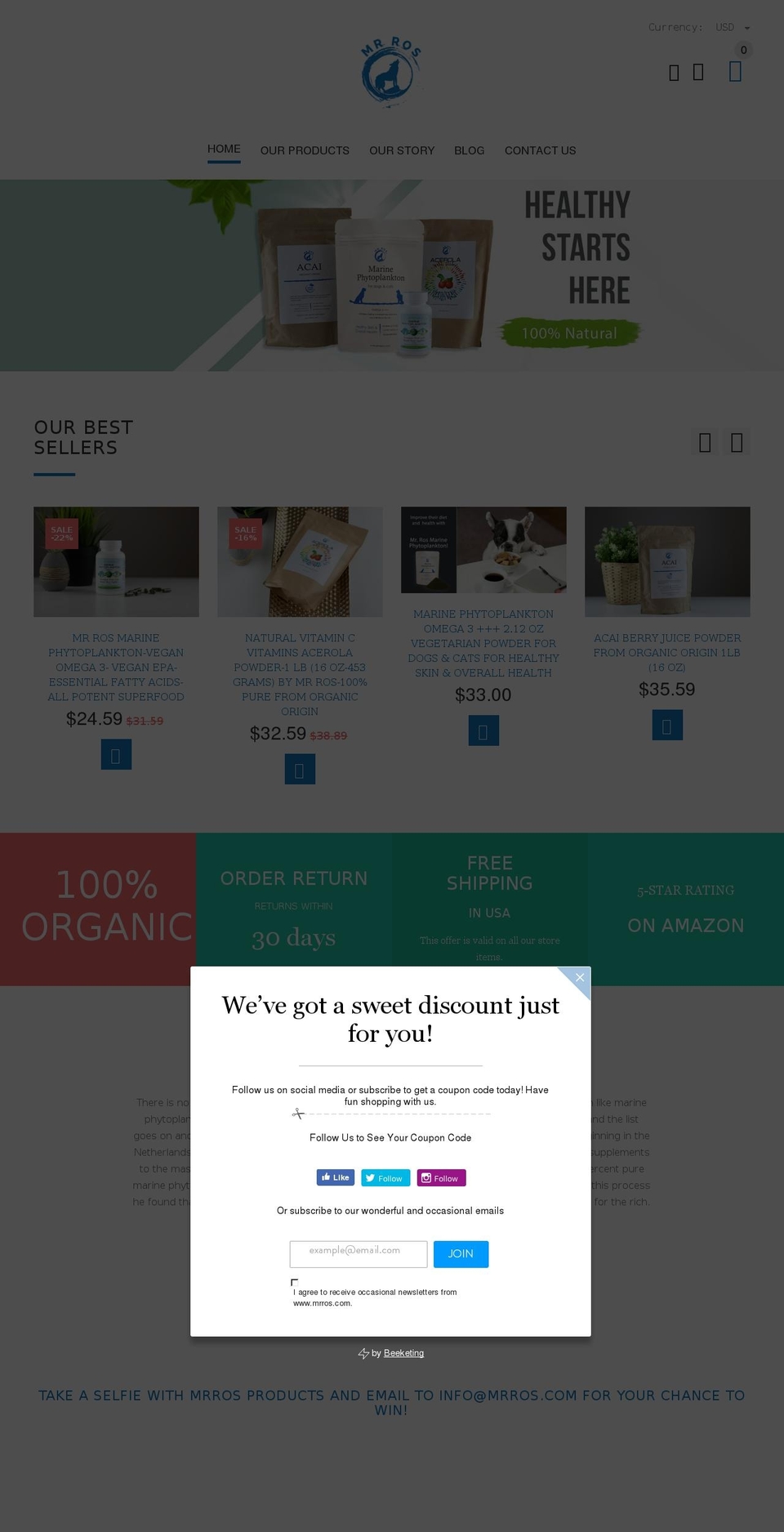 mrros.com shopify website screenshot