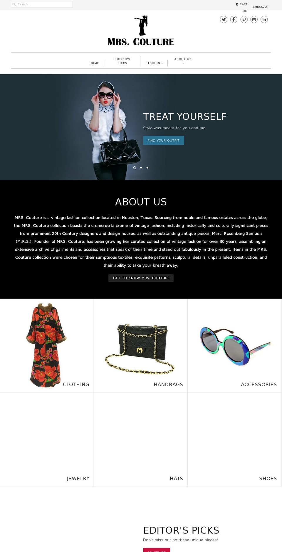 mrscouture.com shopify website screenshot