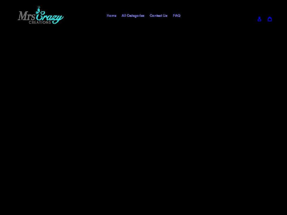 mrscrazycreations.com shopify website screenshot