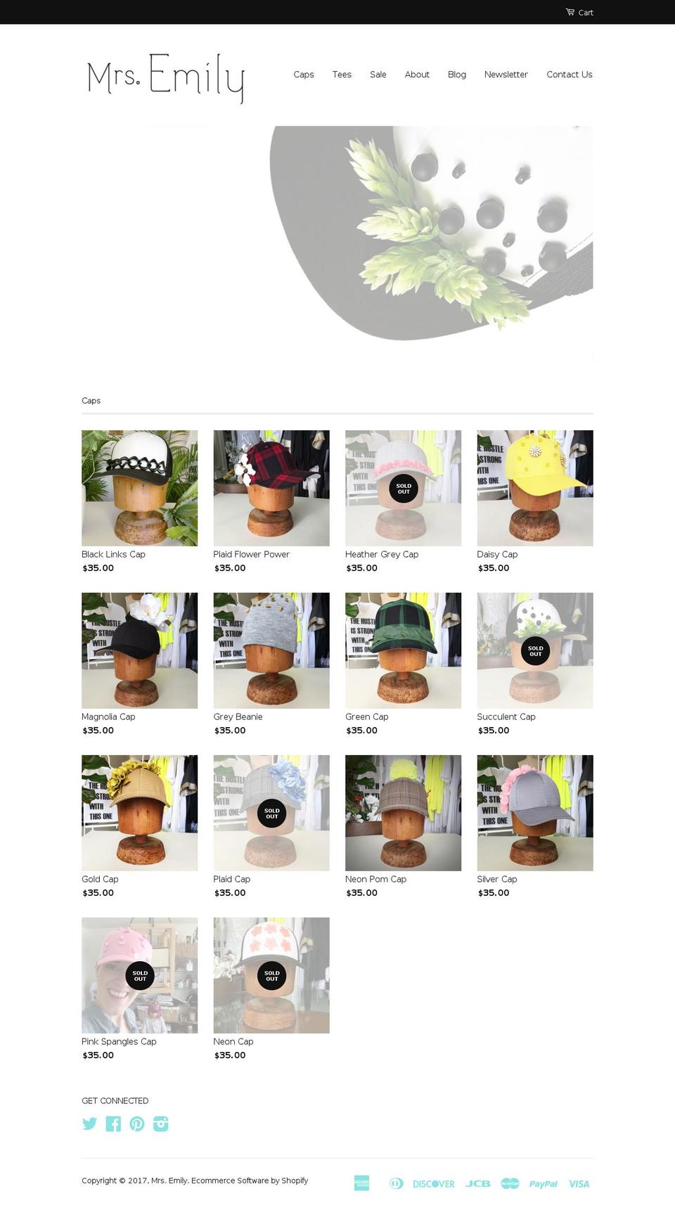 mrsemily.com shopify website screenshot