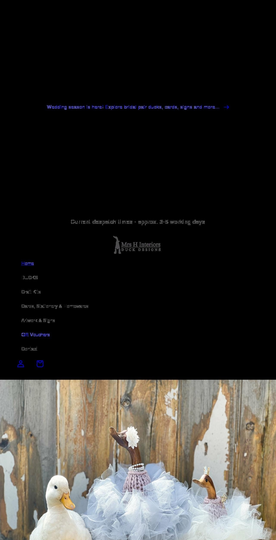 mrshinteriors.co.uk shopify website screenshot