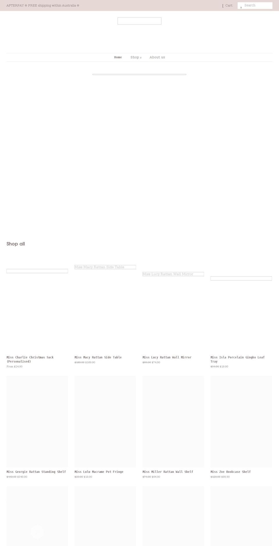 mrshomebody.com.au shopify website screenshot