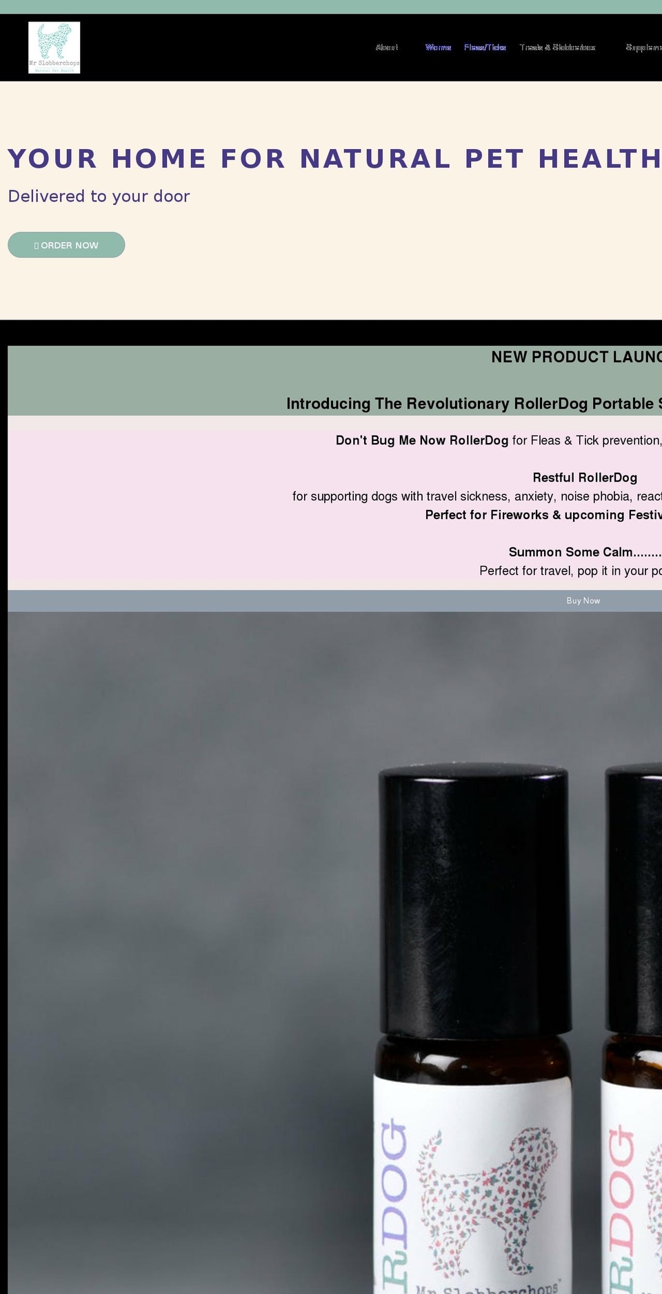 mrslobberchops.com shopify website screenshot