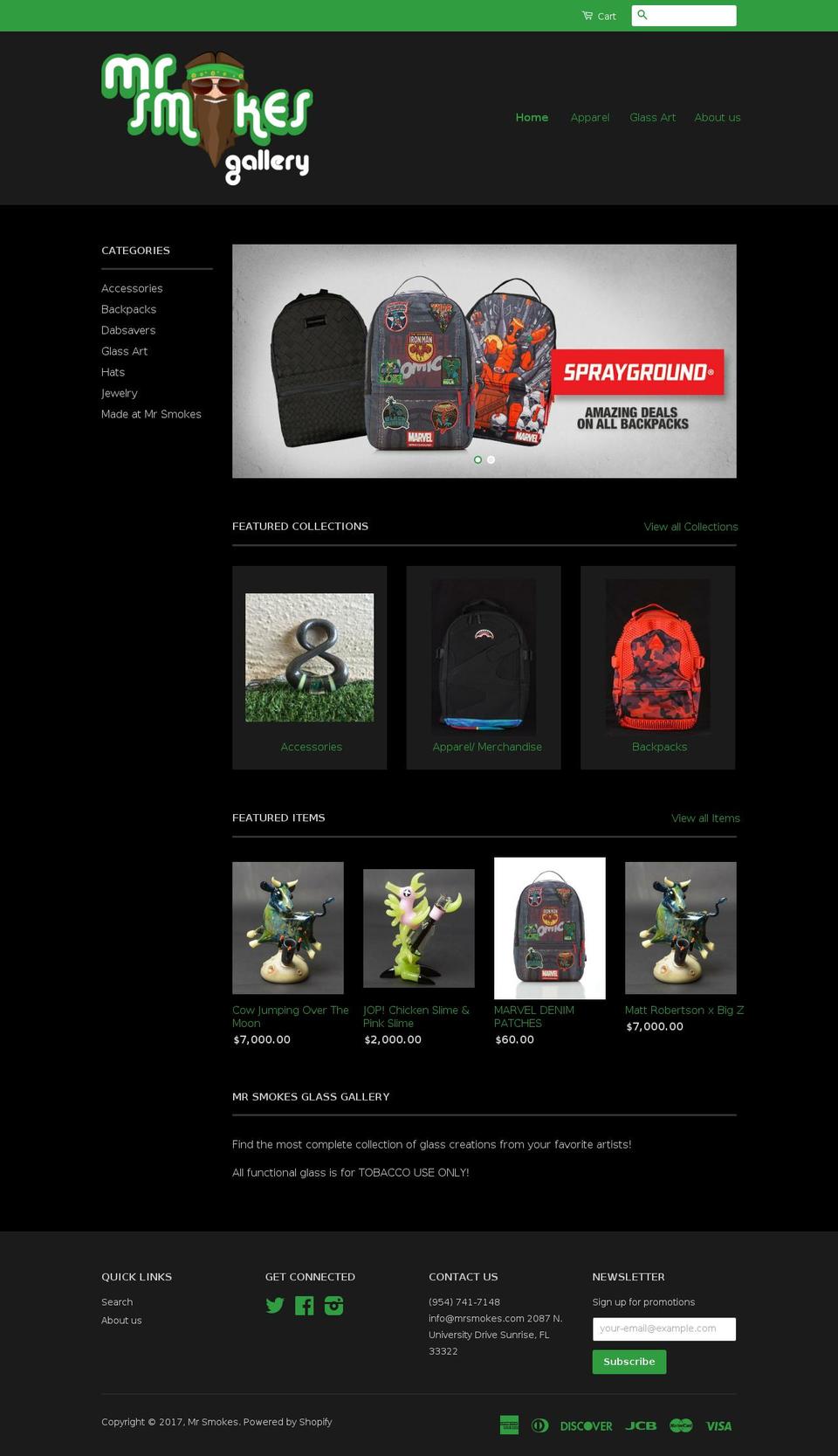 mrsmokes.com shopify website screenshot