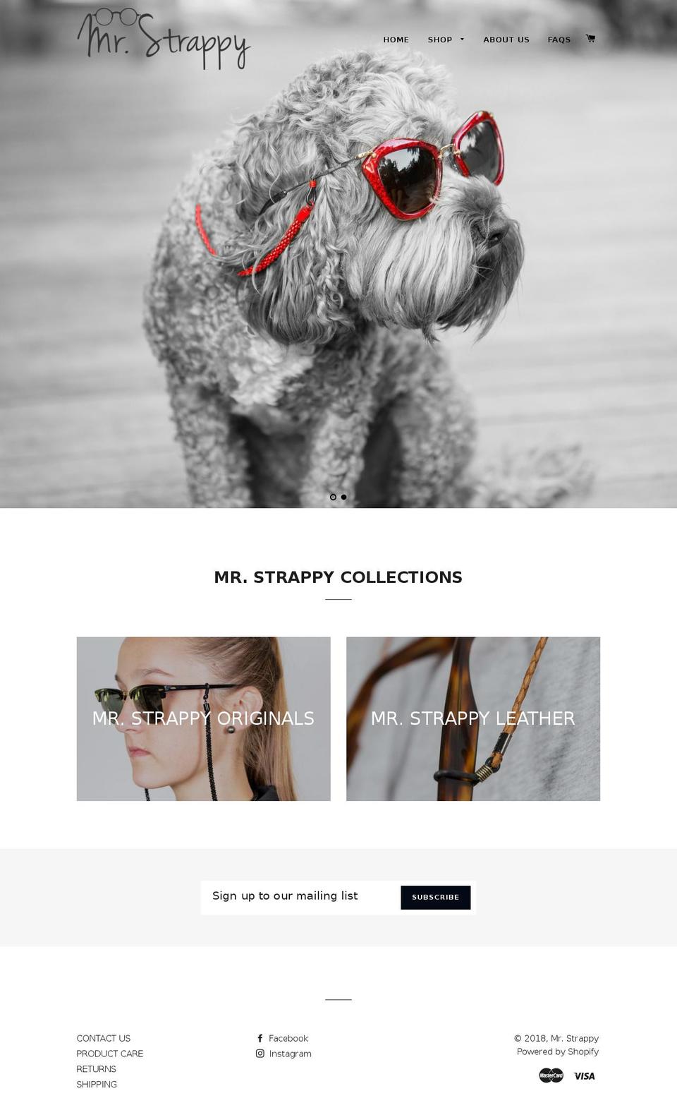 mrstrappy.com shopify website screenshot