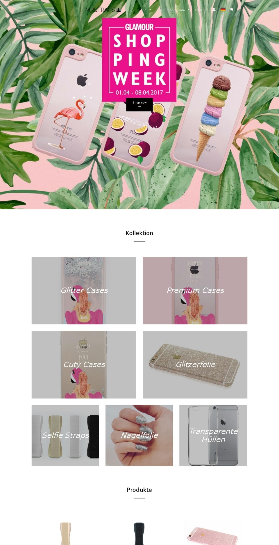 mrstraps.com shopify website screenshot