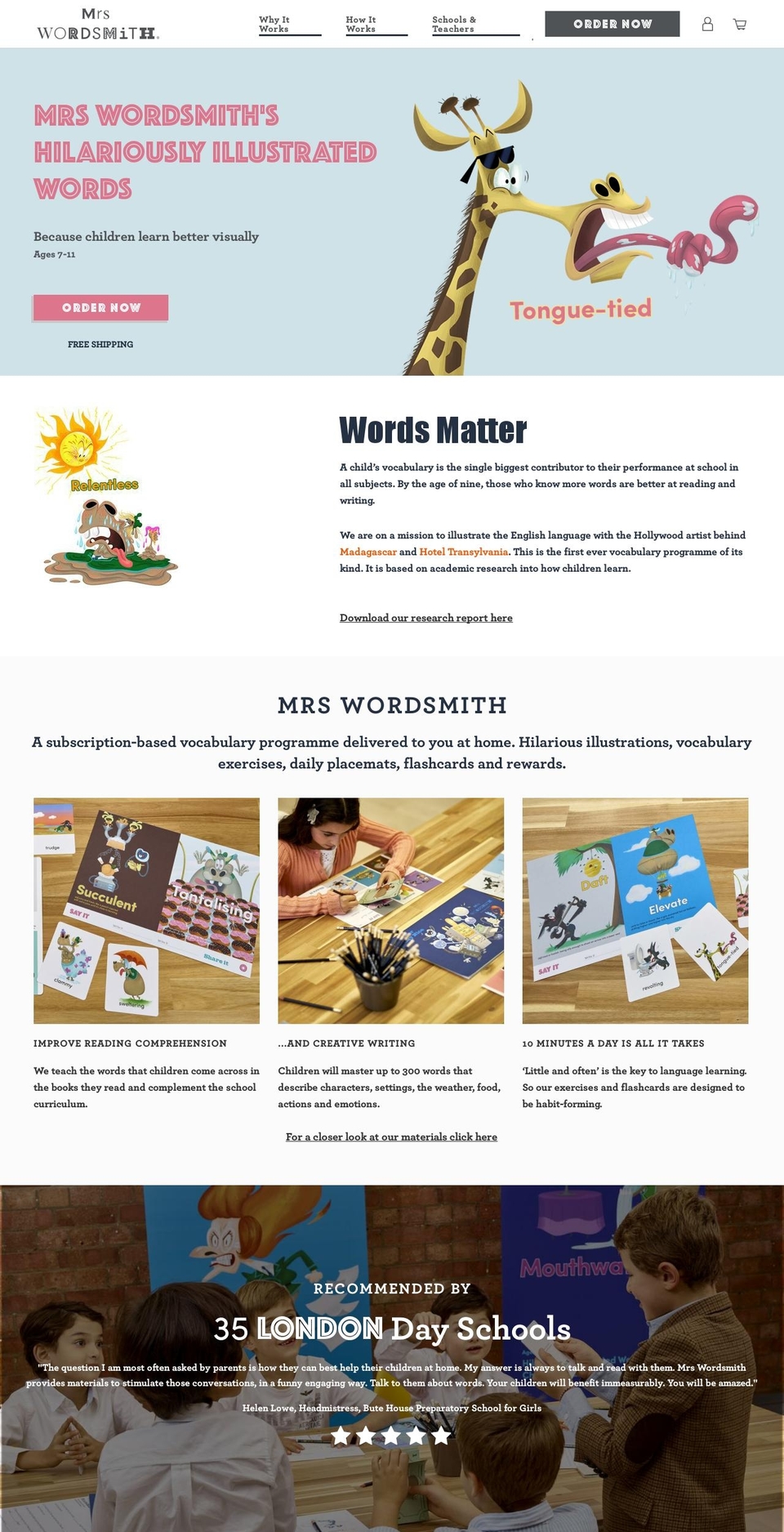 mrswordsmith.com shopify website screenshot